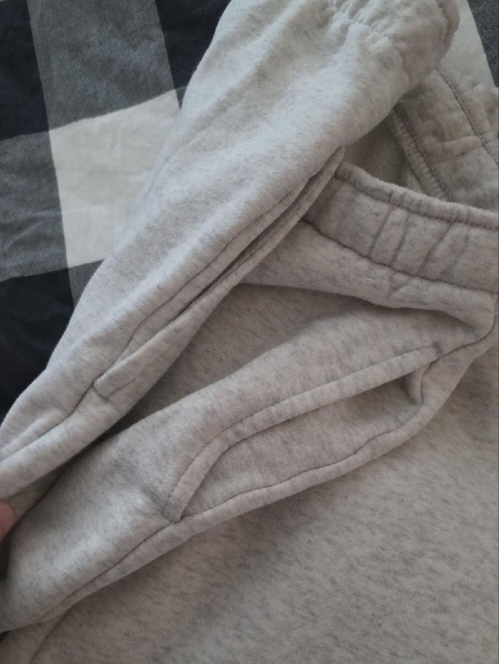 American Eagle Outfitters Light Gray Sweatpants - Elastic Waist - Picture 5 of 5